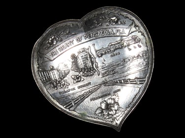 The Heart of Pensacola Florida Souvenir Trinket Dish