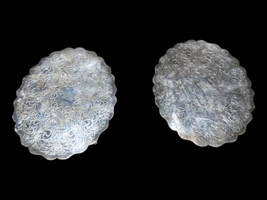 Set of 2 Silverplated Trivets