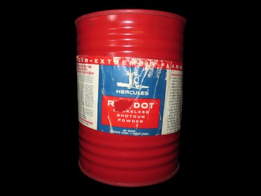 Red Dot Gunpowder Canister