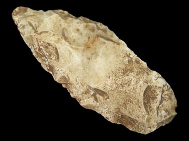 4 1/8" Archaic Knife. Found By Josh Walker 3 Miles South of Lomax, Illinois, Henderson Co., Illinois