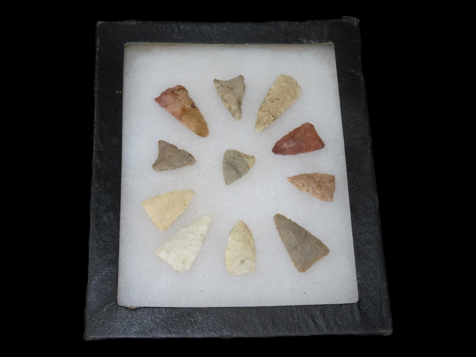 Old Riker Case, W/11 Madison Bird Pts., Kane Co., Illinois (1 of 2)