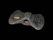4 1/6" Wisconsin Wing Bannerstone, Motley COA, Found in Bureau Co., Illinois near Princeton by Willi