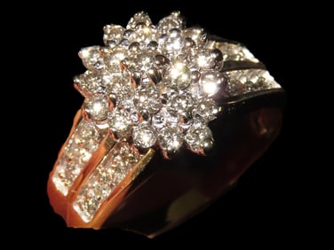 10K Diamond Ring