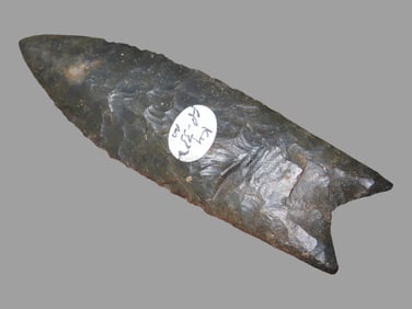 3 1/2" Fluted Clovis, EX Walt McIntire, Restored Tip, Kentucky