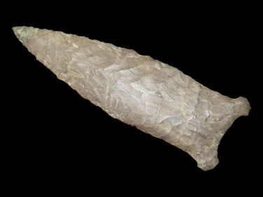 4 1/4" Beaver Laker Dover Chert, Restored Tip, EX Walt McIntire