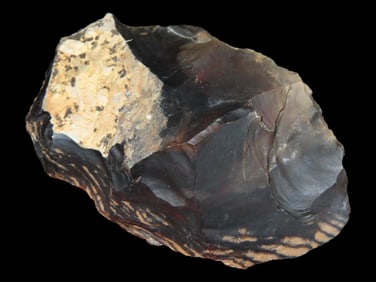 4 1/6" Blade, Made of Zebra Chert, Flaming Gorge Utah