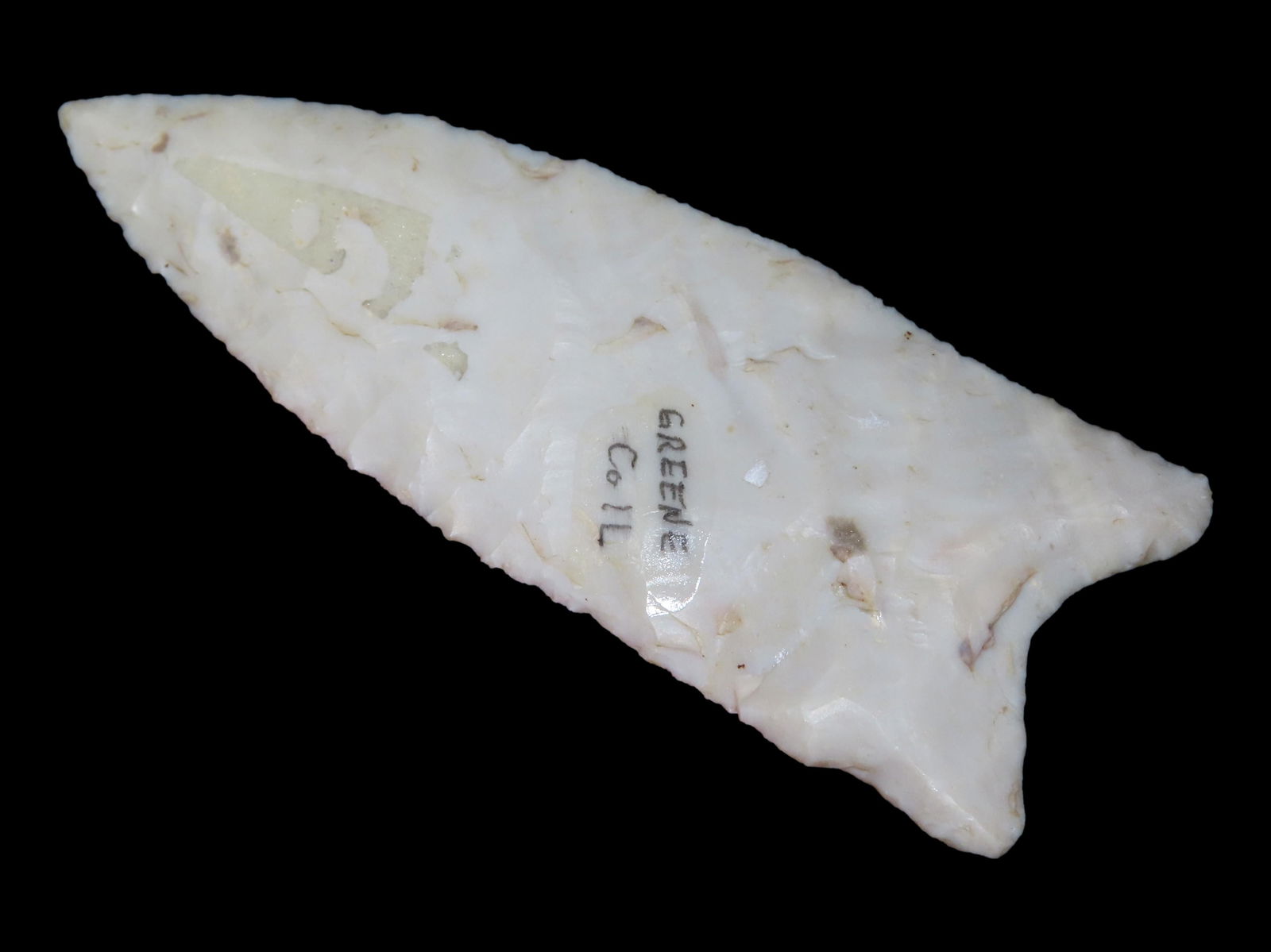 3 5/16" Dalton, Dickey COA, Greene Co., Illinois (1 of 7)