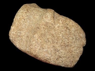 4 1/2" Very Unique 3/4" Groove Axe with 3 Nutting Dimples, One on Each Side and One On Top, EX