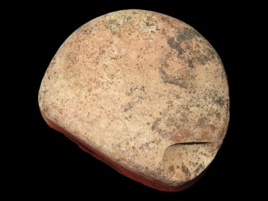 1 3/4" Loaf Stone Cone Tie on Bannerstone, Adams Co., Illinois
