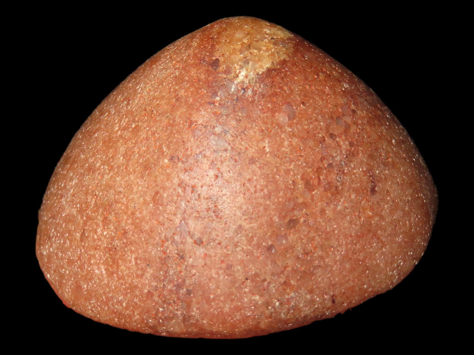 1 3/8" Reddish Quartz Cone from Calhoun Co., Illinois, Found in the early 80s by Bill Fulkerson (1 of 6)