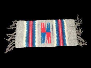 15" x 7" Tapestry Woven Mate Native American