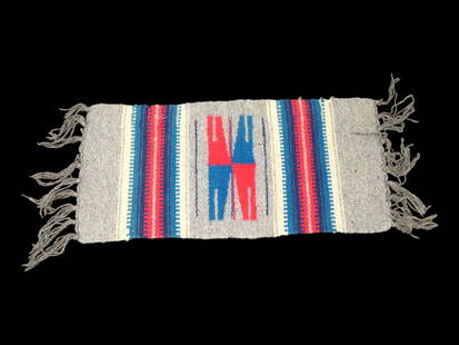 15" x 7" Tapestry Woven Mate Native American: 15" x 7" Tapestry Woven Mate Native American