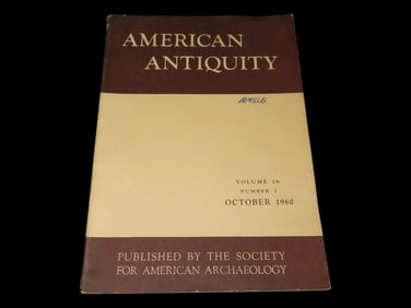 American Antiquity October 1960
