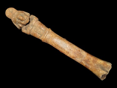 10 7/8" X 1 7/8" Scepter, Motley COA, North Peru