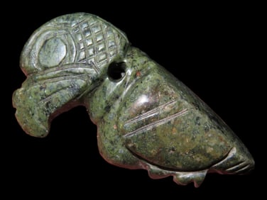 3/4" Effigy Pendant, Motley COA, Columbia, South America