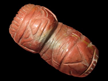 1 1/2" Effigy Pendant, Motley COA, Found in South America