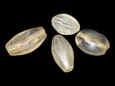 4 High End Quartz Beads Neolithic, Northern Africa