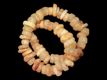14" Strand of Quartz Beads, Neolithic North Africa