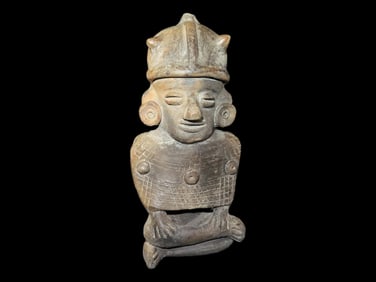 7 1/4" Pre-Columbian Pottery Figure from South America
