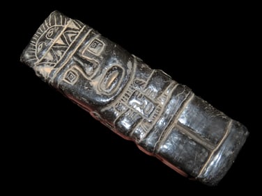 4 1/4" Pre-Columbian Pottery Figure, Great Polish, Belize