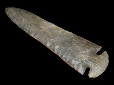 7" Grey Ghost Arrowhead Texas Chert