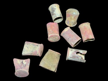 10 Shell Bullet Casings, Civil War, Boyd Cole, Wayne Co., Tennessee