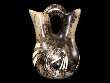 9" X 6" Navajo Wedding Vase