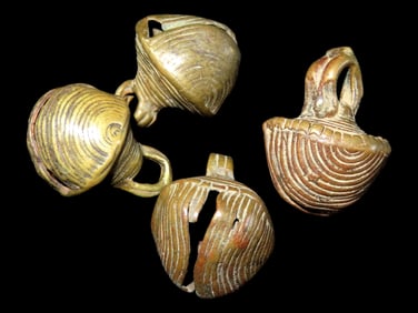 4" Colonial Historic Bells, 1600-1800s