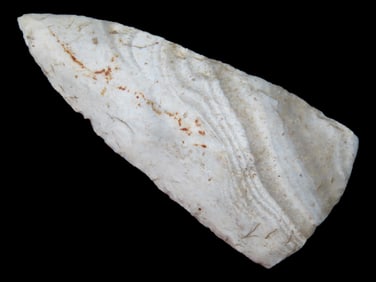 2 1/2" Triangular Bird Point Made of Mozarkite, Steve McCabe Collection, Sullivan Co., Missouri