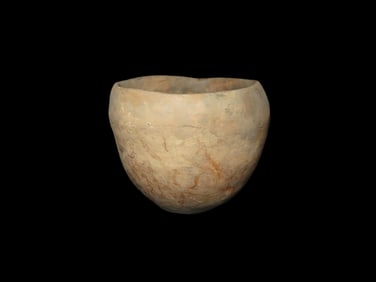 4" X 4 1/2" Mississippian Pottery Pot, Arkansas