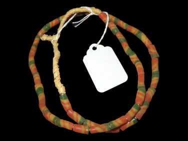 12" Strand of Sand Cast African Beads