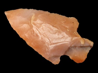 1 3/4" Nice, Well-Made Novaculite Woodland Pt., Ark, EX Steve McCabe, Sullivan Co., Missouri