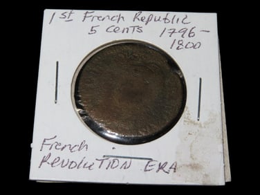 1st French Republic 1796-1800 French Revolution Era