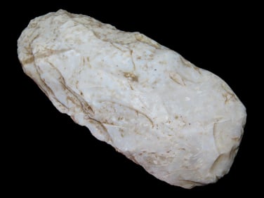 3 3/8" Well-Made Flint Celt Used as a Hammer, Adams Co., Illinois