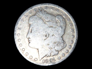 1892 Morgan Silver Dollar