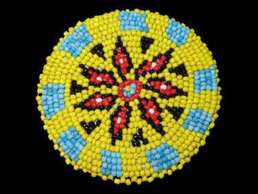 2 7/8" Native American Beadwork