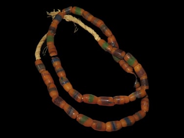 12 Strand of Sandcast Beads