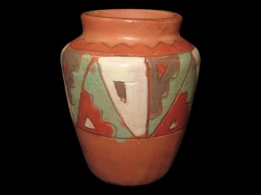 3 Native American Signed Vase on Bottom