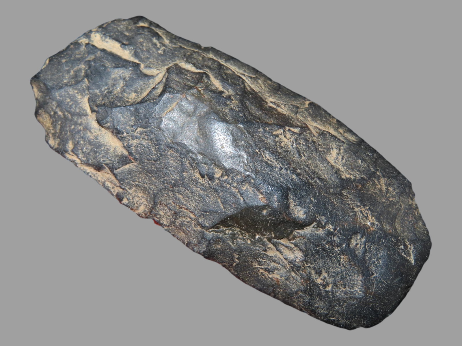 3 1/2" Polished Celt, Mason Co., WV: 3 1/2" Polished Celt, Mason Co., WV