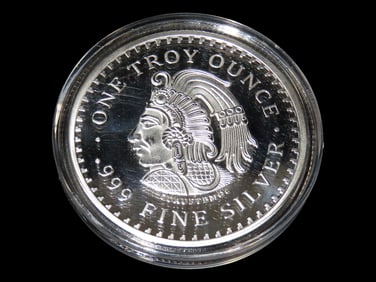 One Troy Ounce with Mayan Calendar