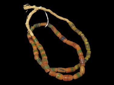 12 Strand of African Sandcast Beads