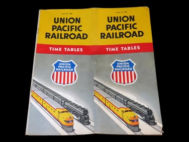 June 22, 1952 Union Pacific Railroad Timetables