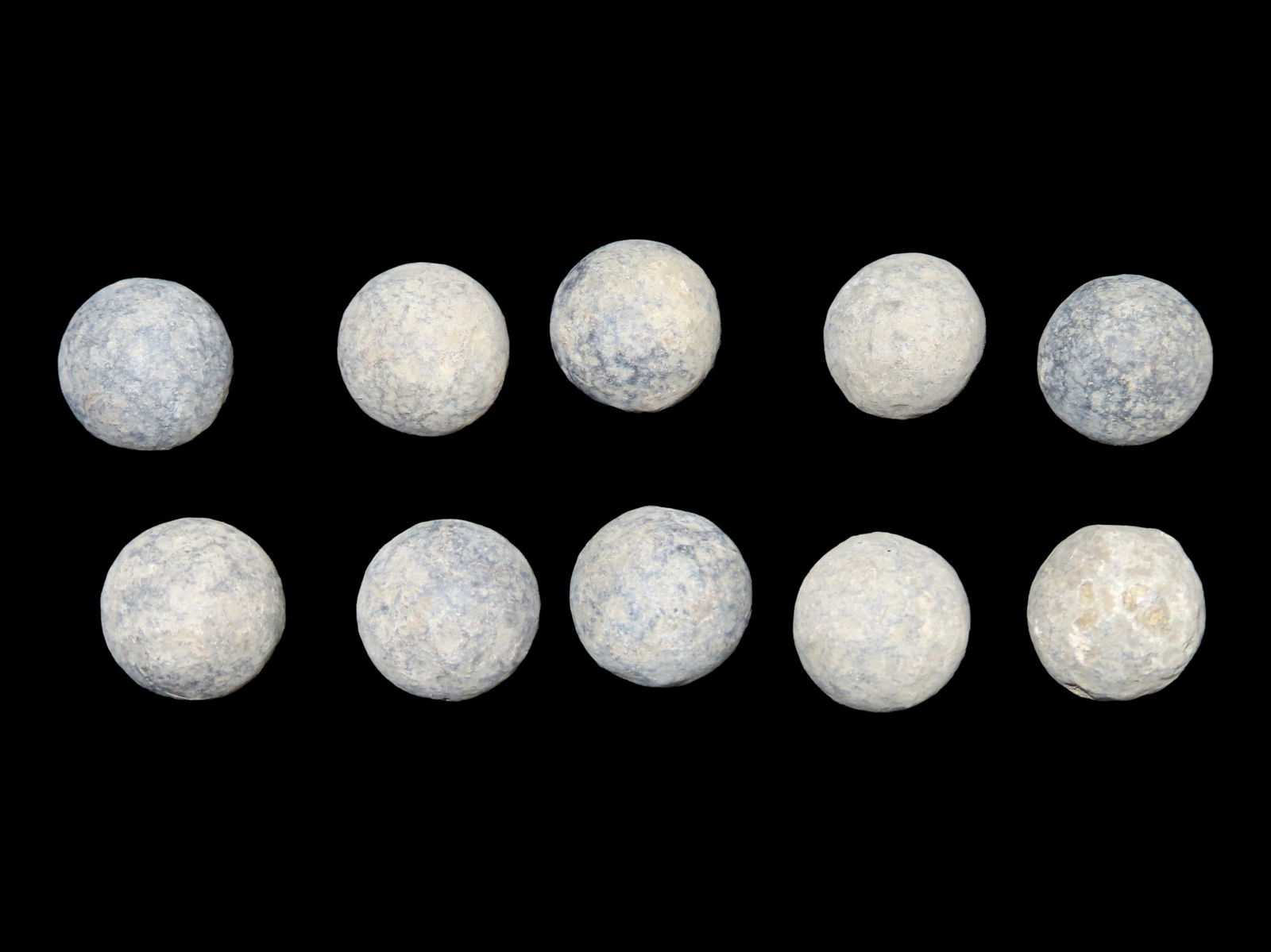 Lot of 10 Civil War Musket Balls, All Approximately.70" Diameter, Found in Tennessee (1 of 2)