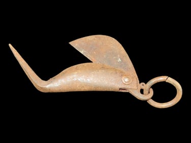 5" Antique African Fisherman"s Net Knife 1800s