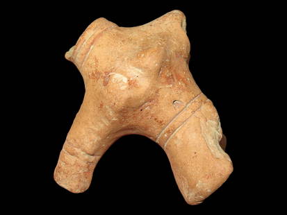 3 Pre-Columbian Pottery Figurine Human: 3 Pre-Columbian Pottery Figurine Human