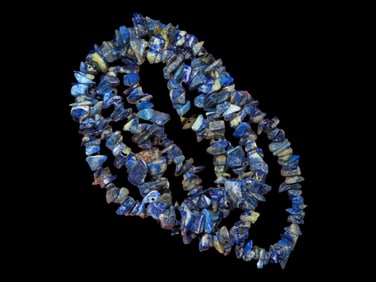 17" Strand Lapis Chipped Beads