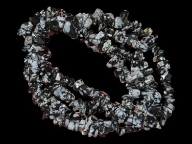17" Stone Chipped Beads