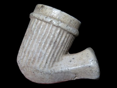 1 1/2" Historic Clay Pipe Made in Ohio