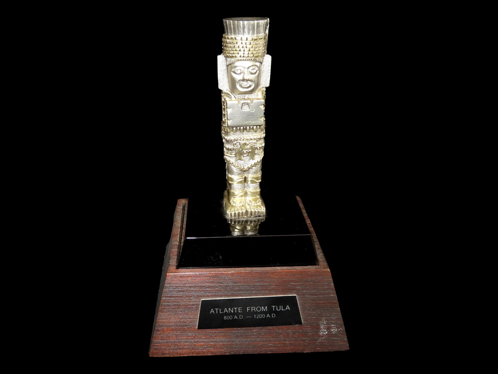 Lunt Galleries Mexico Sterling Silver Museum to Scale Replica in Silver Electroplate: Lunt Galleries Mexico Sterling Silver Museum to Scale Replica in Silver Electroplate