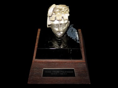 Lunt Galleries Mexico Sterling Silver Museum to Scale Replica in Silver Electroplate